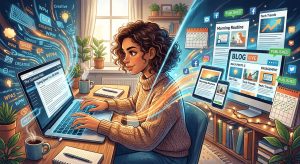 How Typing Speed Affects a Blogger's Daily Publishing Output